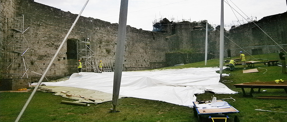 Chepstow Castle Festival Canopy